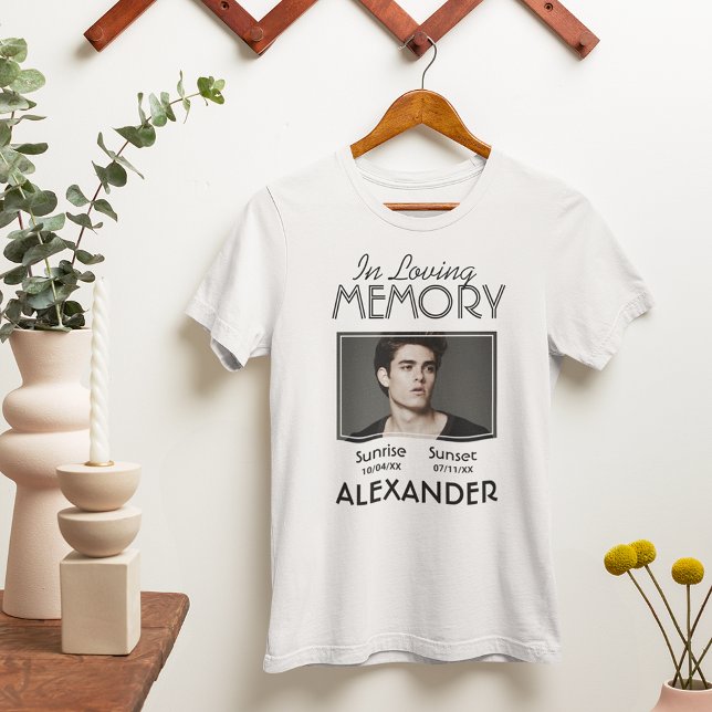 Anpassningsbar Memorial - ffoto T Shirt (Skapare uppladdad)