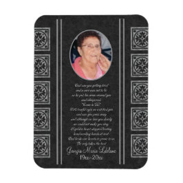 Anpassningsbar Memorial Keepsakes Magnet