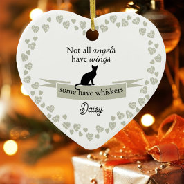 Anpassningsbar Memorial Pet Namn Julgransprydnad Keramik