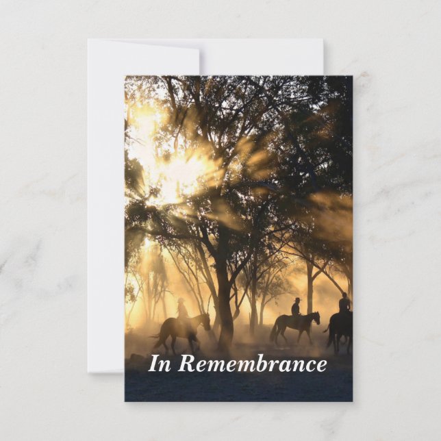 Anpassningsbar Memorial Service - vackra Sunshine  Inbjudningar (Framsida)
