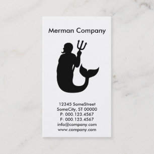 anpassningsbar Merman Company Visitkort