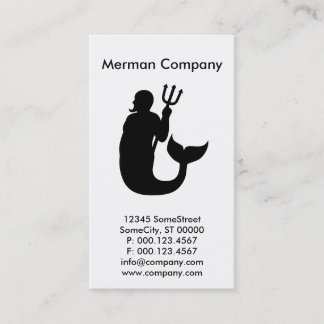 anpassningsbar merman company visitkort