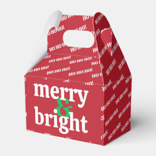anpassningsbar "Merry & Bright" Presentaskar