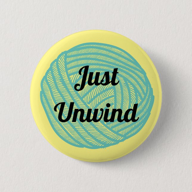 Anpassningsbar Message Boll of Garn Pin for Knitte Knapp (Framsida)