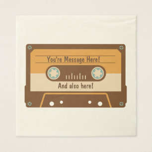 Anpassningsbar Message Cassette Tape Papprare Part Pappersservett