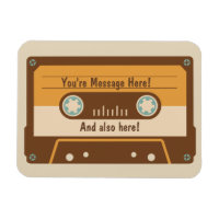 Anpassningsbar Message Cassette Tape Refrigerator