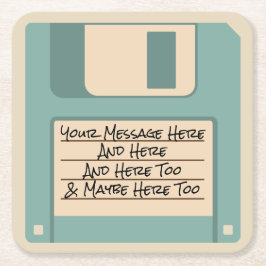 Anpassningsbar Message Computer Disk Underlägg Papper Kvadrat