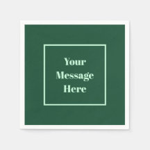 Anpassningsbar Message Mörk grönt och Mint Grönt P