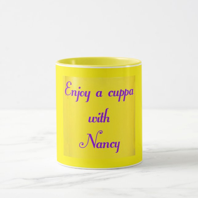 Anpassningsbar Message Mugg (Center)