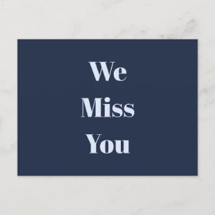 Anpassningsbar Message Navy Blue och Blek Himmel B Vykort
