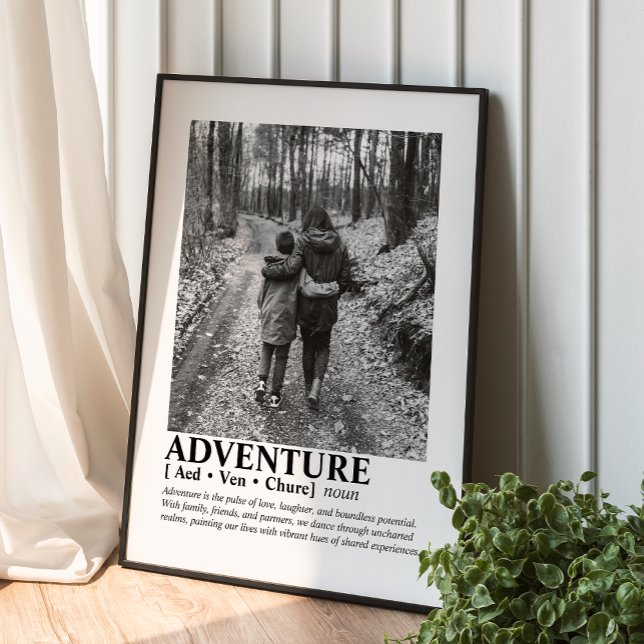 Anpassningsbar Message Photo Personlig Family Port Poster (Skapare uppladdad)