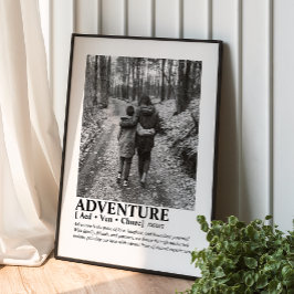 Anpassningsbar Message Photo Personlig Family Port Poster