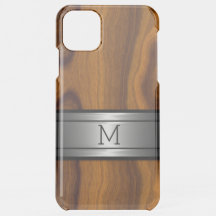 Anpassningsbar Metall Modern Trendig Wood Grain Mö