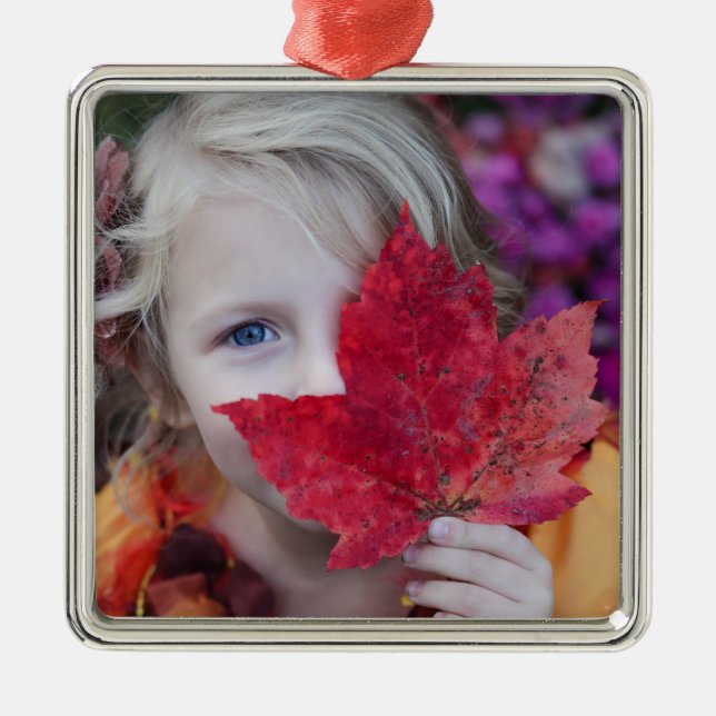 Anpassningsbar Metall Photo Ornament (Framsidan)