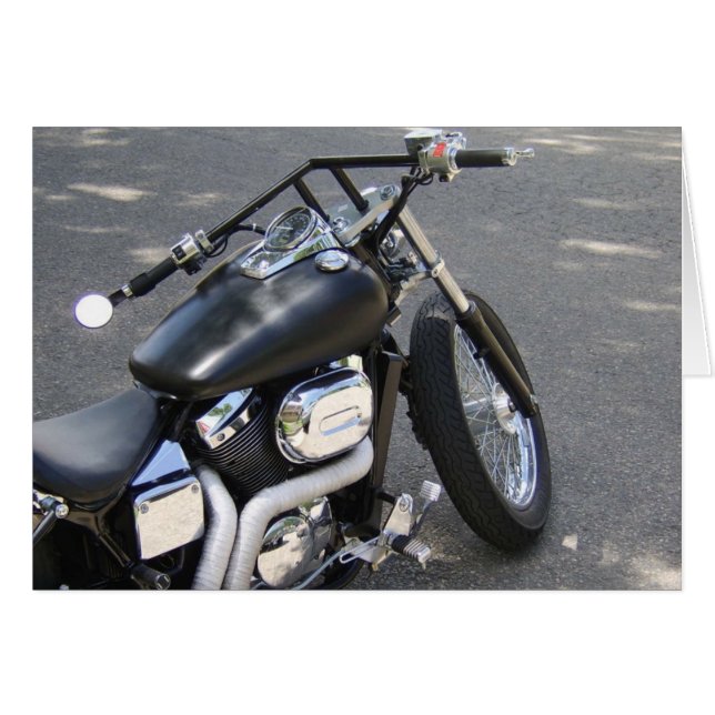 Anpassningsbar Metric Chopper Hälsningskort (Framsidan Horizontal)