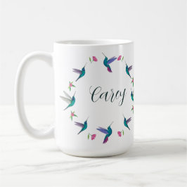 Anpassningsbar Mexikanska Violetear Hummingbird Kaffemugg