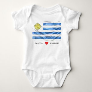 Anpassningsbar mig hjärtaflagga av Uruguay Tröja