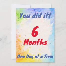 Anpassningsbar Milestone - du gjorde det en dag i Julkort