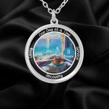 Anpassningsbar Milestone in Recovery Gift - Ocean 