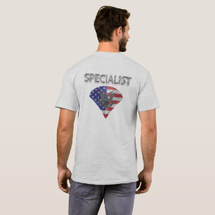 Anpassningsbar militär rankningsspecialist t shirt
