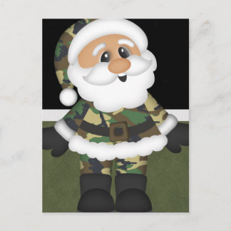 Anpassningsbar Militärsoldat jultomten Helg Vykort