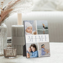 Anpassningsbar "Mimi" Grandchildren Photo Collage