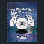 Anpassningsbar Min Crystal Boll säger.. Planner Anteckningsbok<br><div class="desc">Det här är en bra planerare som skulle vara underbar för nästan vilken ålder som helst som kan använda en bärbar dator! Fortfarande i skolan? Idiot är inte permanent och kan ändras om det strider mot riktlinjer för din skola! En vuxen och vill ha lite mer "krydda"? Inga problem heller,...</div>