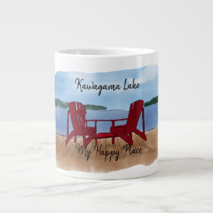 Anpassningsbar Min Lycklig Ställe Jumbo Mugg