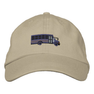Anpassningsbar Mini Buss Shuttle Embroidery Broderad Keps