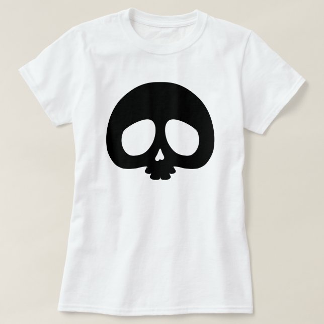 Anpassningsbar Mini Skalle T Shirt (Design framsida)