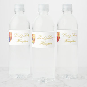 Anpassningsbar Mini Vin Flaska-etiketter (2 tum x Vattenflaska Etikett