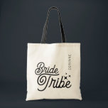 Anpassningsbar Minimal Bride Tribe Bachelorette To Tygkasse<br><div class="desc">En enkel och klassvis bachelorette canvas-påse som gör party speciell. Anpassa det med namnen.</div>