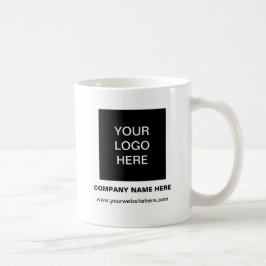 Anpassningsbar Minimalist Add Company Logotyp Mugg