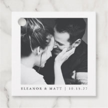 Anpassningsbar Minimalist Black White par Photo Br