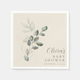 Anpassningsbar minimalistisk babystötare för Guld  Pappersservett