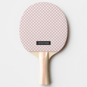Anpassningsbar Minimalistisk beräknad Rosa Skugga Pingisracket