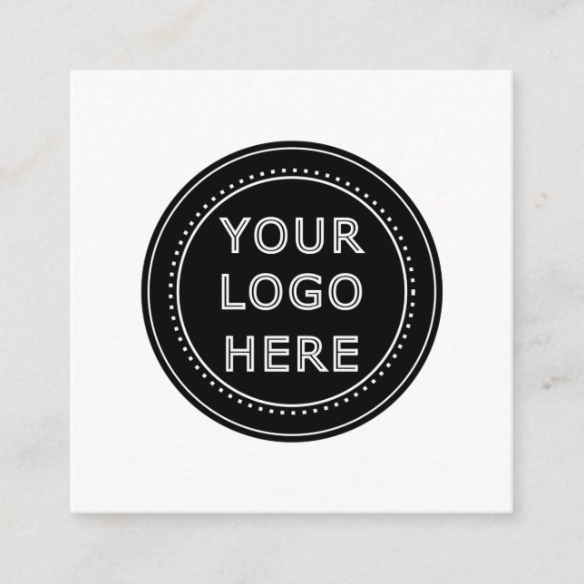 Anpassningsbar minimalistisk, enkel och modern tilläggskort (Framsida)