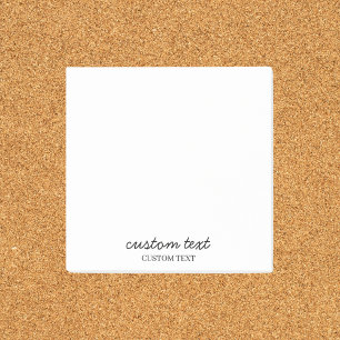 Anpassningsbar Minimalistisk Post-it Block