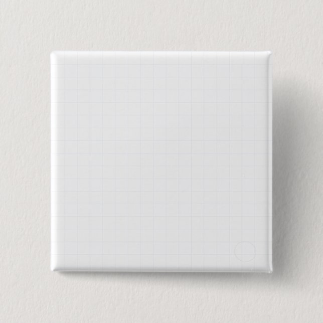Anpassningsbar minimalistisk vit rutnätstextur knapp (Framsida)