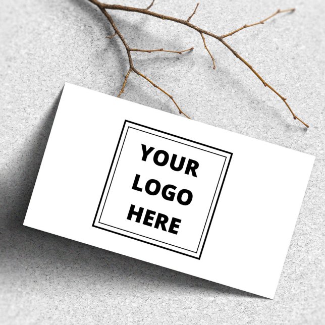 Anpassningsbar - minimalt affärsområde din Logotyp Stämpel (Custom Minimal Business Your Logo Rubber Stamp)