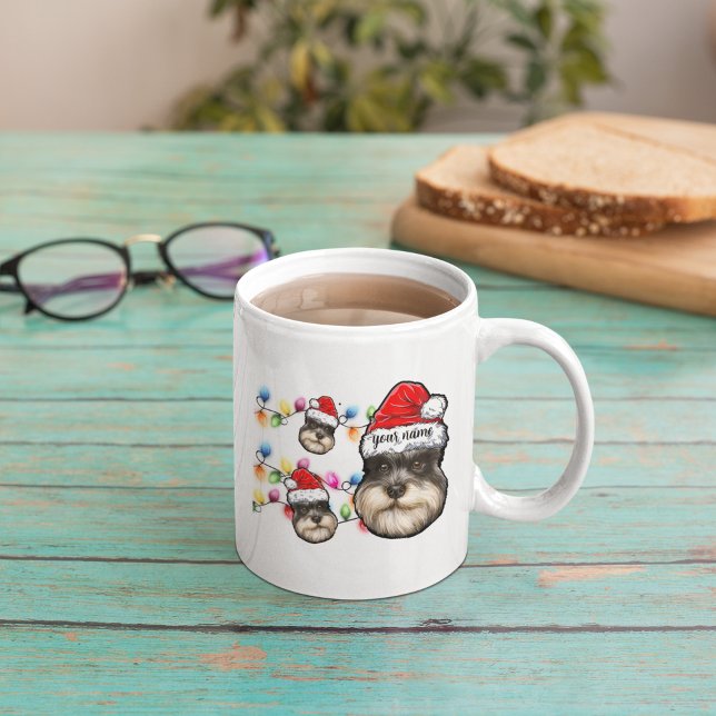 Anpassningsbar Ministern Schnauzer Pet Hund aveln  Kaffemugg (Skapare uppladdad)