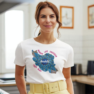 Anpassningsbar-minnesgåvor för Persian Girlkompis T Shirt