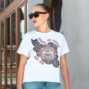 Anpassningsbar-minnesgåvor för Persian Girlkompis T Shirt
