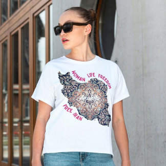 Anpassningsbar-minnesgåvor för Persian Girlkompis T Shirt