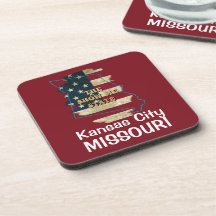 Anpassningsbar Missouri State Beverage Coaster