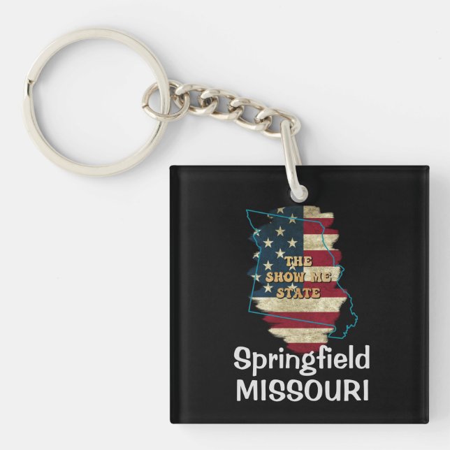 Anpassningsbar Missouri State Keychain (Framsidan)