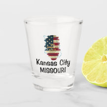 Anpassningsbar Missouri State Shot Glass