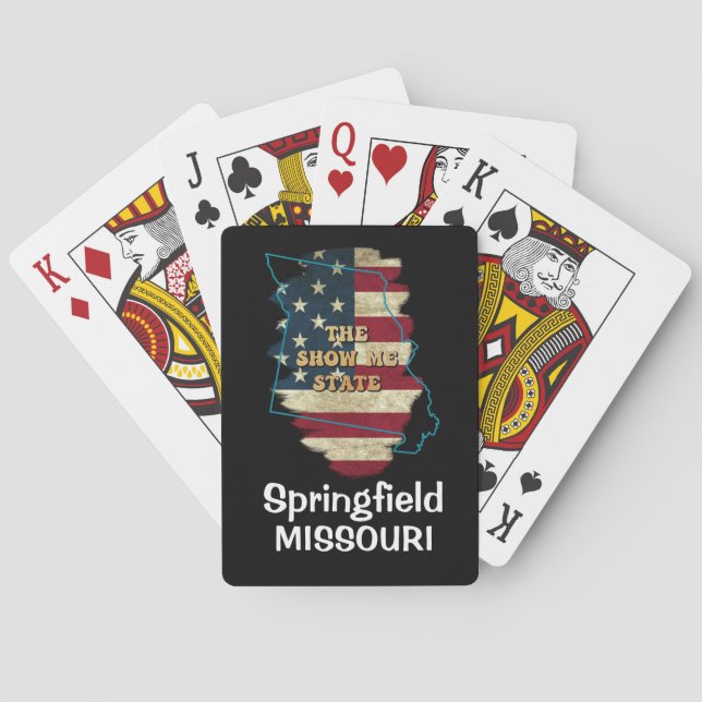 Anpassningsbar Missouri-statens betalkort Casinokort (Baksidan)