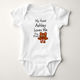 Anpassningsbar Mitt Moster (ditt namn) Kärlek mig T Shirt