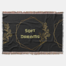 Anpassningsbar Mjuk Dreams Text namn ljusa gult